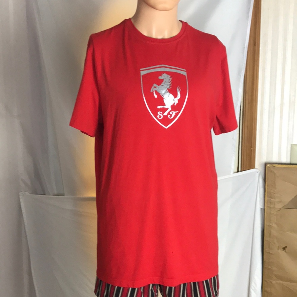 Red Ferrari T-Shirt Size XL